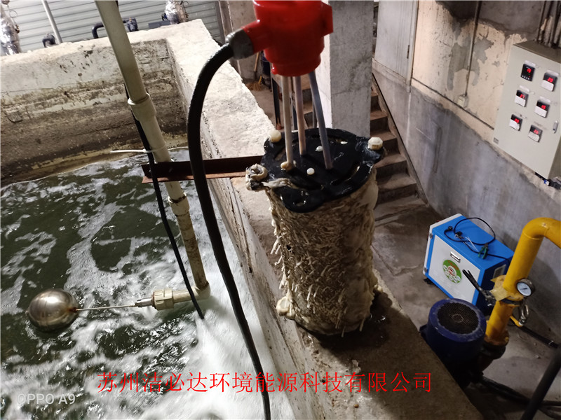 冷卻塔吸垢機(jī)（昆山貝氏貝勒）案例