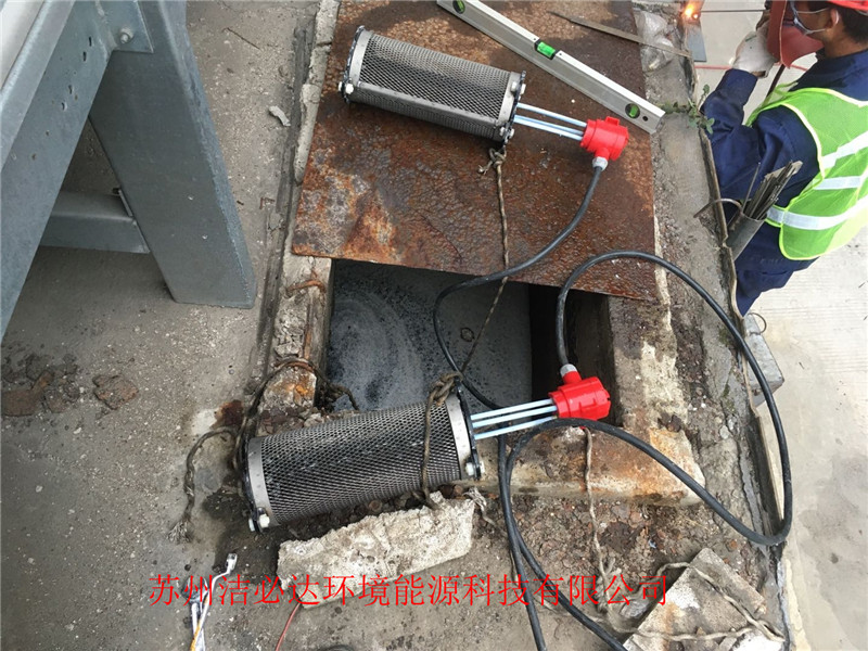 冷卻塔吸垢機(jī)（蘇州優(yōu)耐特塑膠案例）
